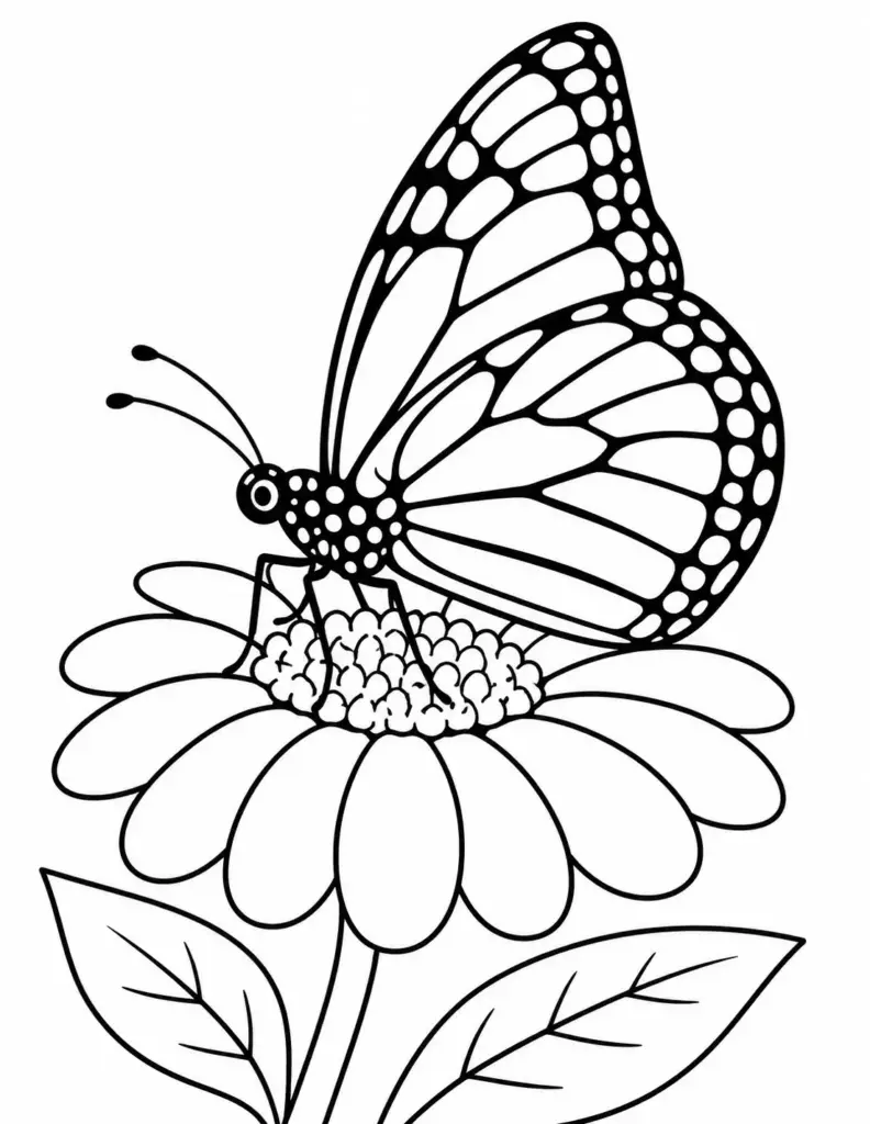 Monarch Butterfly on a Flower