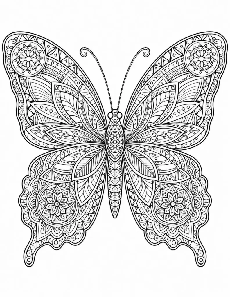 Mandala Butterfly