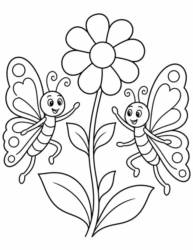 Two Butterflies Dancing