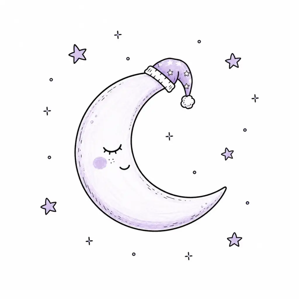 A Crescent Moon With a Nightcap