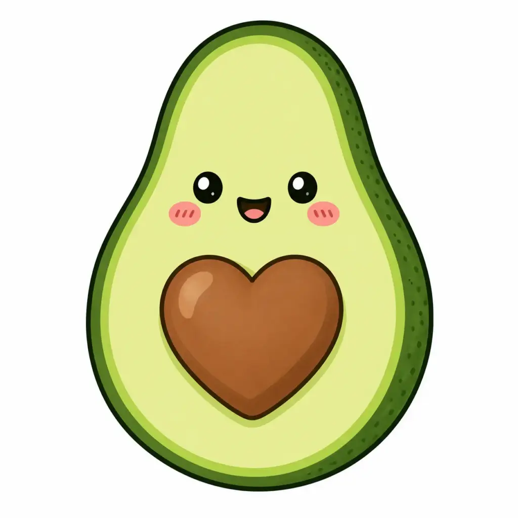 A Smiling Avocado