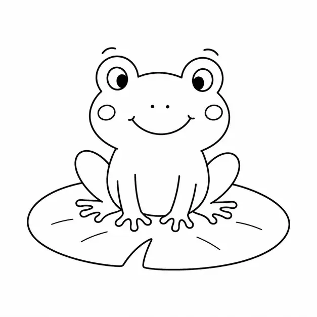 Frog on a Lily Pad