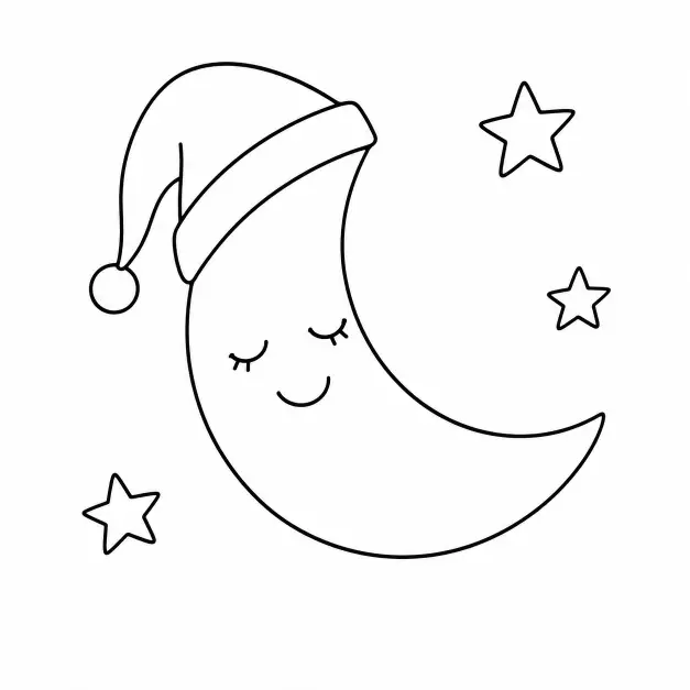 Sleepy Moon