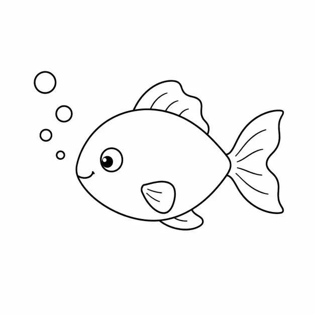 Little Fish Blowing Bubbles