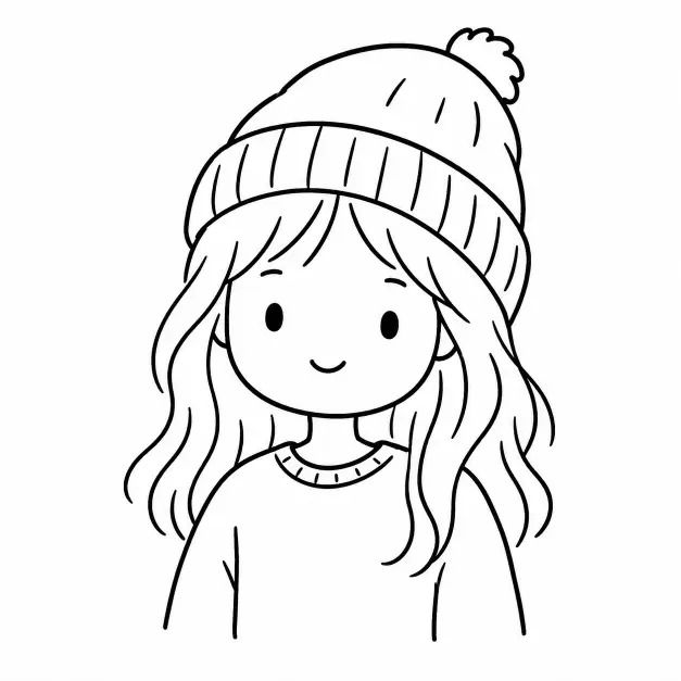 The Beanie Hat Girl