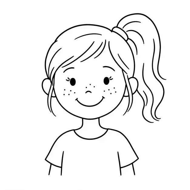 Ponytail and Freckles