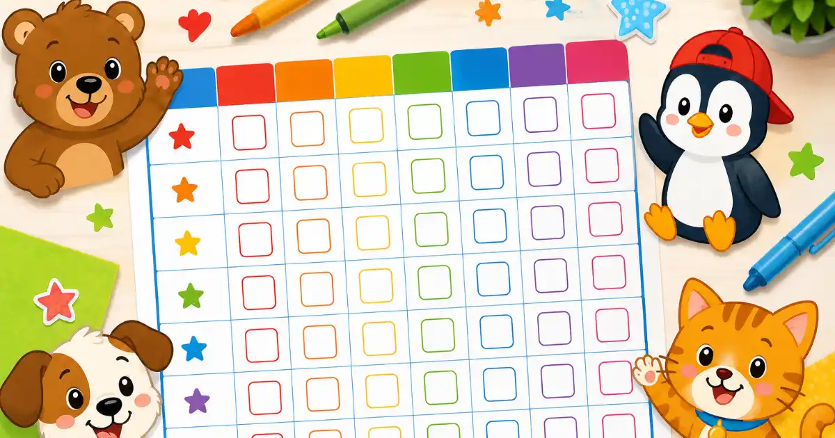 kids chore charts