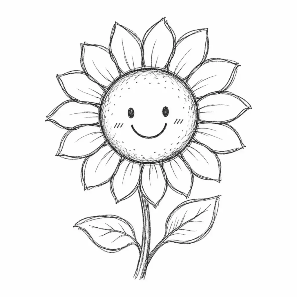A Sunflower with a Smile